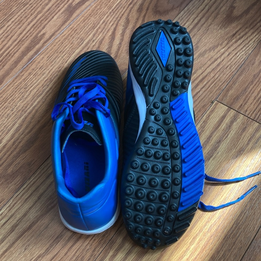 Kids Blue and Black Sneakers